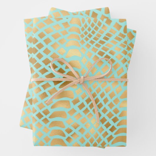 Schöne Schlangenhaut Geschenkpapier Set (Beispiel)