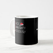 Schöne Schlimme Ernsthafte Weihnachten Moderner St Kaffeetasse (Vorderseite Links)