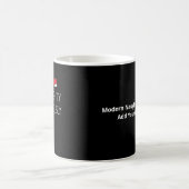 Schöne Schlimme Ernsthafte Weihnachten Moderner St Kaffeetasse (Mittel)