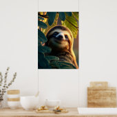 Schöne Schlucht in tropischer Canopsie Poster (Küche)