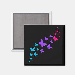 Schöne Schmetterling Androgynes Stolz Design Magnet