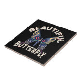 schöne Schmetterling-Retro-Vektor-Kunst-Illustrati Fliese (Seite)