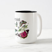 Schöne Schmetterling-Zodiac-Eigenschaften/Gemini Zweifarbige Tasse (VorderseiteRechts)