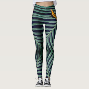 Schöne Schmetterlinge auf der linken Seite Leggings