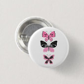 Schöne Schmetterlinge Button (Vorne & Hinten)