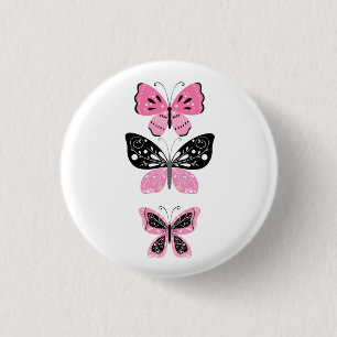 Schöne Schmetterlinge Button