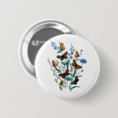 Schöne Schmetterlinge Button (Vorne & Hinten)