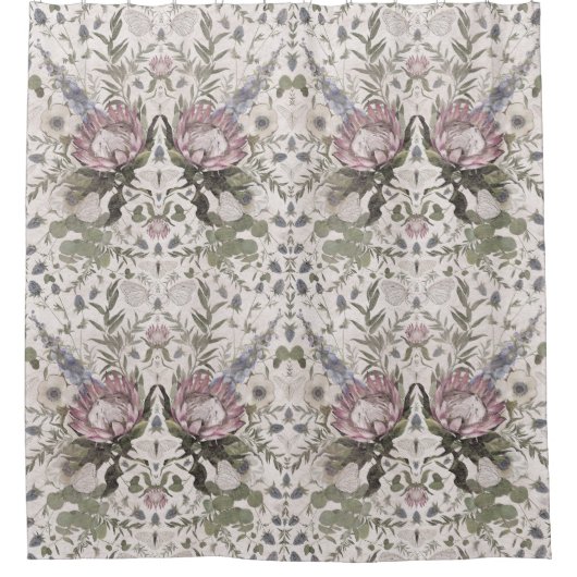 Schöne Schmetterlinge Duschvorhang (Vorderseite)