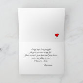 Schöne Schmetterlinge (Großer Mormon) Muttertag Karte (Innenseite)