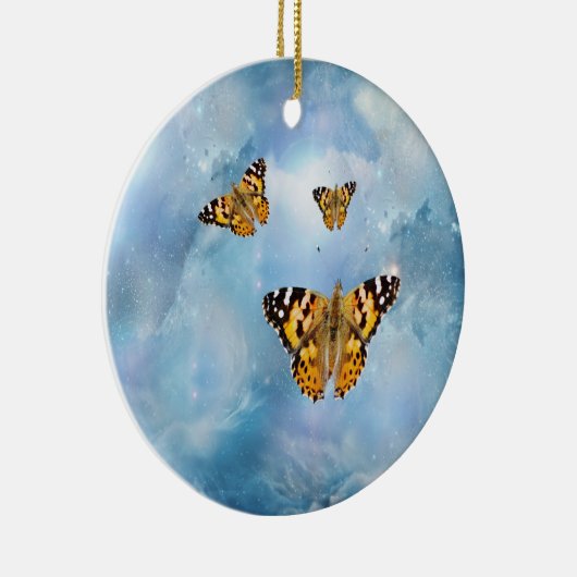 Schöne Schmetterlinge Keramikornament (Rechts)