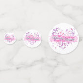 Schöne Schmetterlinge Konfetti (Rückseiten)