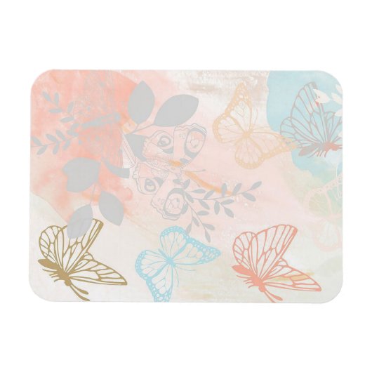 Schöne Schmetterlinge Magnet (Horizontal)