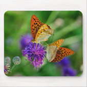 Schöne Schmetterlinge Mousepad (Vorne)