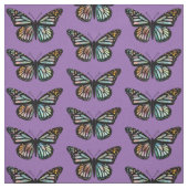 Schöne Schmetterlinge Muster Monarch Wasserfarbe Stoff (Muster)
