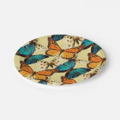 Schöne Schmetterlinge Pappteller (Schrägansicht)