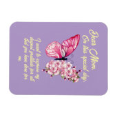 Schöne Schmetterlinge Personalisierter Muttertag Magnet (Horizontal)
