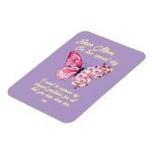 Schöne Schmetterlinge Personalisierter Muttertag Magnet (Linke Seite)