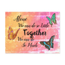 Schöne Schmetterlinge Rosa Orange Motivierend