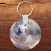 Schöne Schmetterlinge Schlüsselanhänger (Vorderseite)