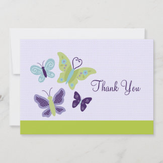 Schöne Schmetterlinge/Schmetterling Danke Karte