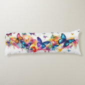 Schöne Schmetterlinge Seitenschläferkissen (Rückseite)