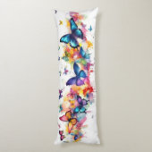 Schöne Schmetterlinge Seitenschläferkissen (Rückseite (Vertikal))