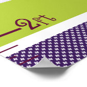 Schöne Schmetterlinge Wachstumsdiagramm Behalten b Poster (Ecke)