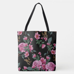 Schöne Schmetterlings-Blumenmode-Tasche Tasche