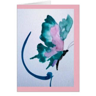 schöne Schmetterlingskarte