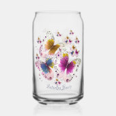 Schöne Schmetterlingskunst Dosenglas (Vorderseite)