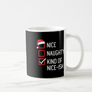 Schöne schmutzige Liste, eine Art schöne Weihnacht Kaffeetasse