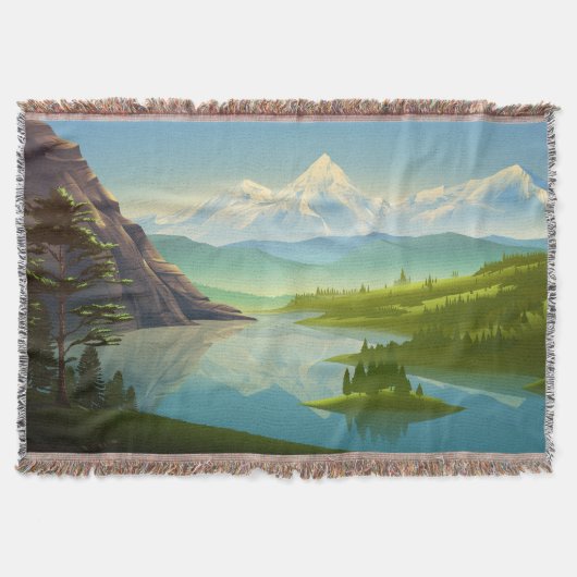 Schöne Schneeberge Decke (Vorderseite)
