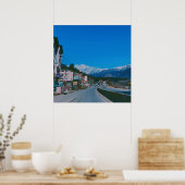 Schöne Schneeberge Poster (Küche)