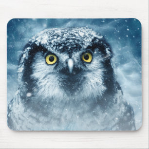 Schöne Schneedecke Mousepad