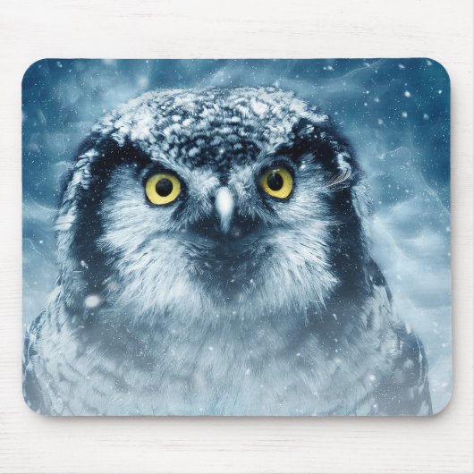 Schöne Schneedecke Mousepad (Vorne)