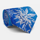Schöne Schneeflocken Krawatte (Gerollt)