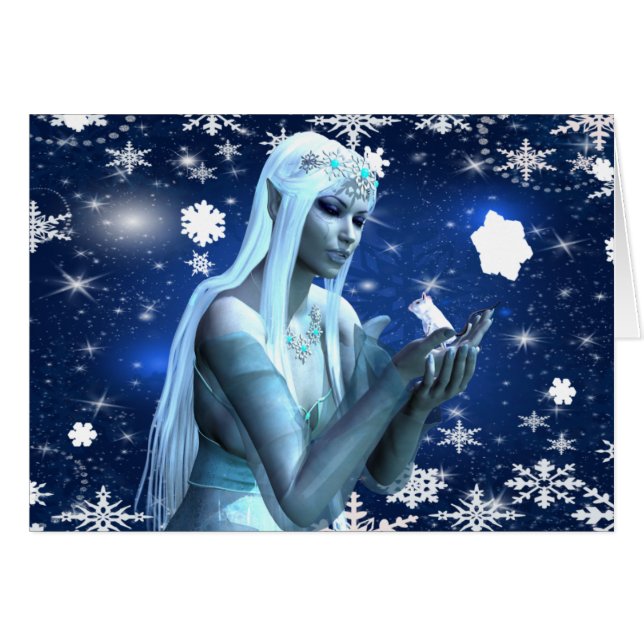 Schöne Schneekönigin (Vorderseite (Horizontal))