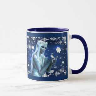 Schöne Schneekönigin Tasse