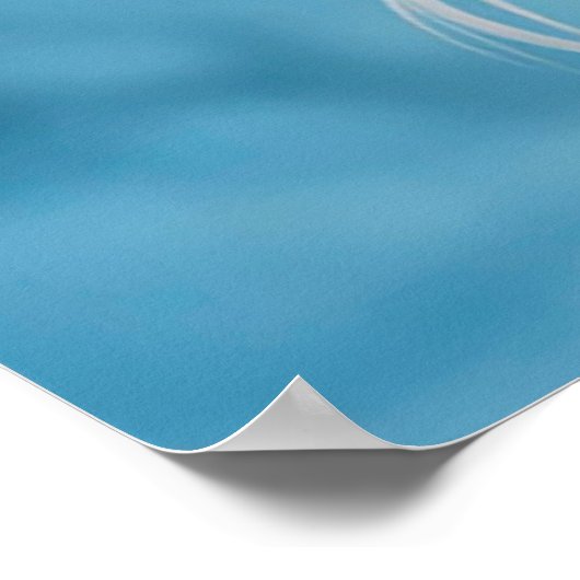 Schöne Schneemagdin Poster (Ecke)