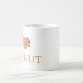 schöne Schokolade Liebe Donuts. Kaffeetasse (Mittel)