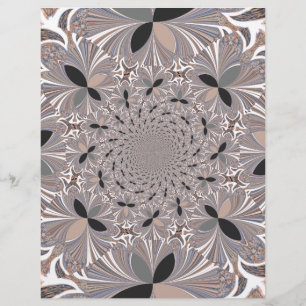 Schöne schöne Asche Grau Kaleidoskop nahtlos