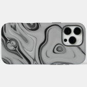 Schöne, schöne ash graue Textur Farbkunst drucken Case-Mate iPhone Hülle (Rückseite (Horizontal))