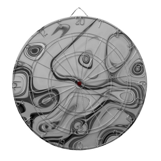 Schöne, schöne ash graue Textur Farbkunst drucken Dartscheibe (vorne)