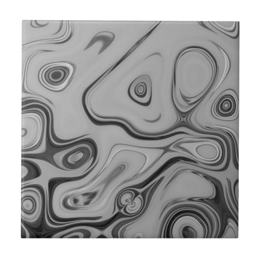 Schöne, schöne ash graue Textur Farbkunst drucken Fliese (Vorderseite)