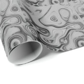 Schöne, schöne ash graue Textur Farbkunst drucken Geschenkpapier (Rolleneckpunkt)