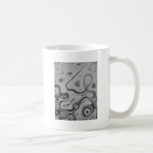 Schöne, schöne ash graue Textur Farbkunst drucken Kaffeetasse