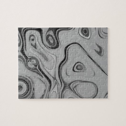 Schöne, schöne ash graue Textur Farbkunst drucken Puzzle (Horizontal)