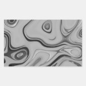 Schöne, schöne ash graue Textur Farbkunst drucken Rechteckiger Aufkleber (Vorderseite)