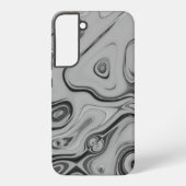 Schöne, schöne ash graue Textur Farbkunst drucken Samsung Galaxy Hülle (Rückseite)