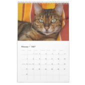 Schöne schöne Bengalische Katzen 2025 Kalender (Feb 2027)